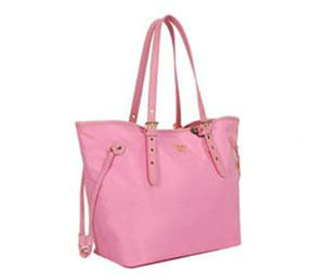 2014 Prada fabric shoulder bag BL1563 pink
